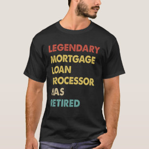 Der Prozessor für Hypothekarkredite der Retro-Grup T-Shirt