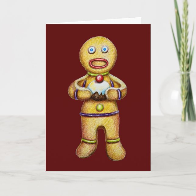 Der Pudding-Dieb Dankeskarte (Vorderseite)