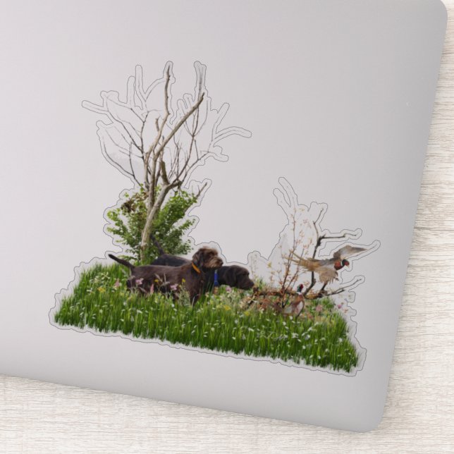 Der Pudelpointer Aufkleber (Detail)