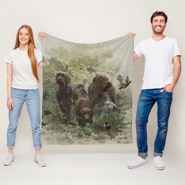 Der Pudelpointer Fleecedecke (Beispiel)