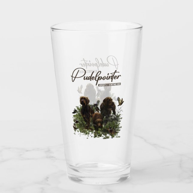 Der Pudelpointer Glas (Vorderseite)