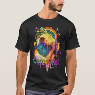 Der Puggle ist echt  Pug Humor Niederländischer Bu T-Shirt