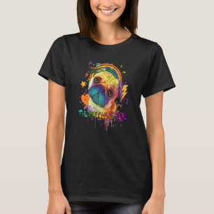 Der Puggle ist echt Pug Niederländisch Bulldogge H T-Shirt