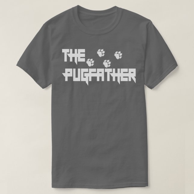Der Pugvater Mops Vater Vathers Day Mops Liebhaber T-Shirt (Design vorne)