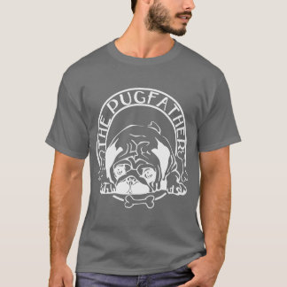 Der Pugvaterkind Vater Mens Mops Daddy Pet L T-Shirt