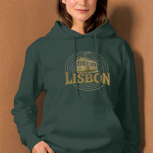 Der Puls von Lissabon Frauen Basic Hooded Sweatshi Hoodie