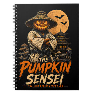Der Pumpkin Sensei Halloween Kampfsport Journal Notizblock
