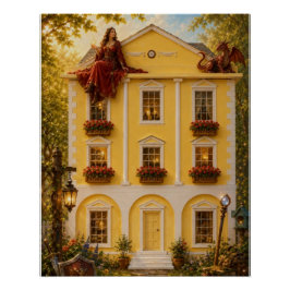 Der Puppenhausmagier Wohnendes Haus Poster