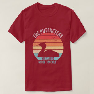 Der Puteketeke Neuseelands Vogel des Jahrhunderts T-Shirt