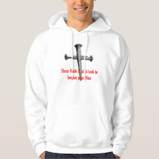 der Quer Nagel drei, drei Nägel ist aller, den er Hoodie