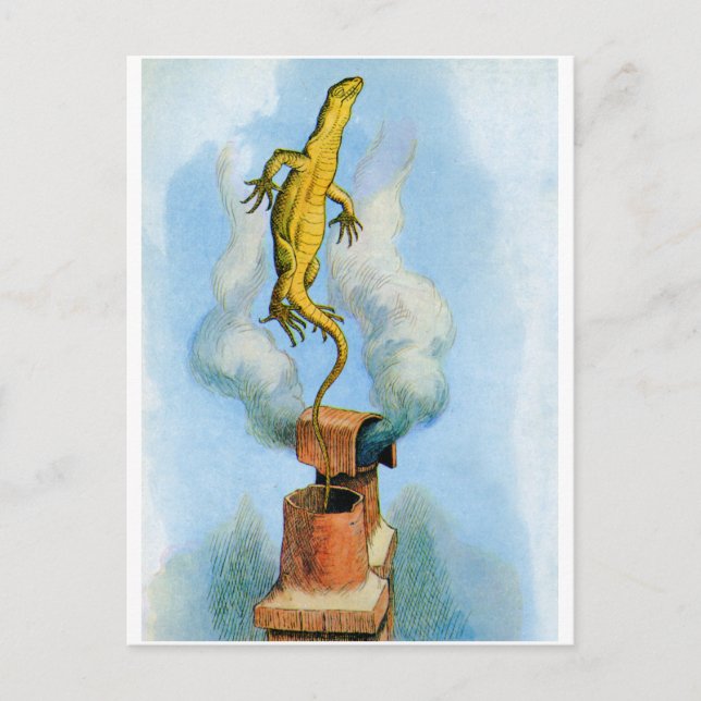 DER RABBIT SENDET IN EIN WENIG BILL DEM LIZARD POSTKARTE (Vorderseite)
