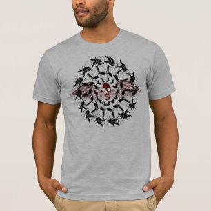 Der Rabe, das Gewehr und der grimmige Sensenmann T-Shirt