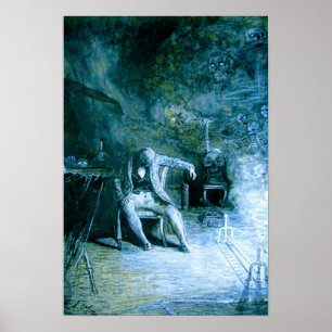 Der Rabe Edgar Allan Poe Poster