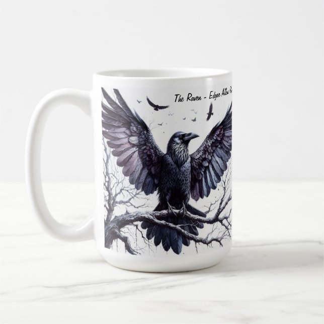Der Rabe Kaffeetasse (Links)