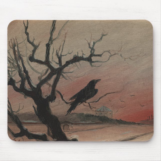 Der Rabe von Karlstejn, 1882 Mousepad (Vorne)