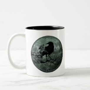 Der Rabe Zweifarbige Tasse