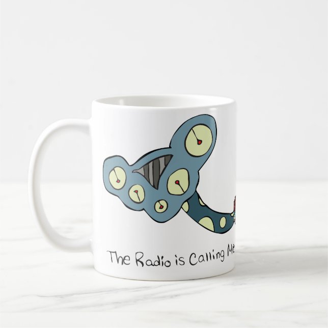 Der Radio ruft mich Tasse an! (Links)