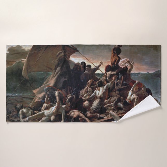 Der Raft der Medusa, Theodore Gericault Badehandtuch (Badehandtuch)