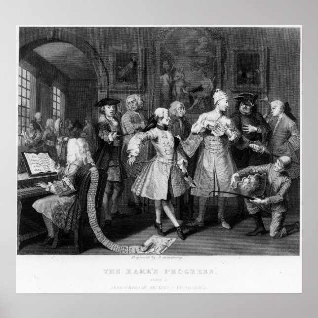 Der Rake-Levee, Teller II Poster (Vorne)