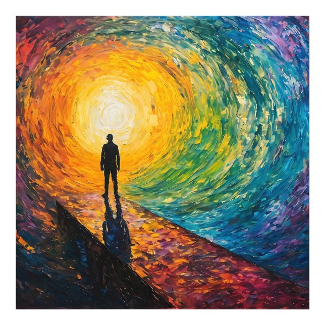 Der Rand der Dimension Fotodruck (Vorne)