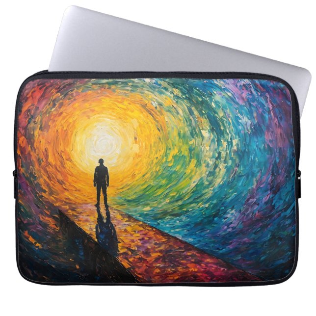 Der Rand der Dimension Laptopschutzhülle (Vorderseite)