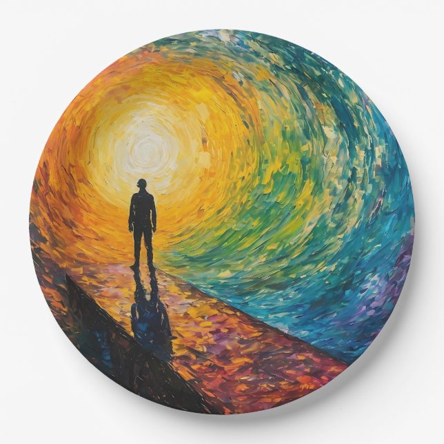 Der Rand der Dimension Pappteller (Vorderseite)