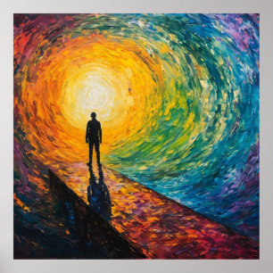 Der Rand der Dimension Poster