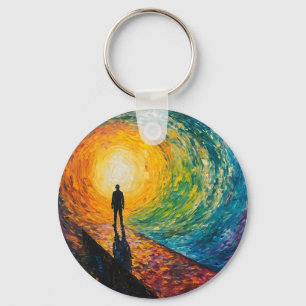 Der Rand der Dimension Schlüsselanhänger