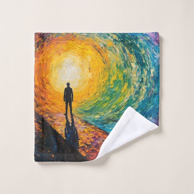 Der Rand der Dimension Waschlappen (Waschlappen)