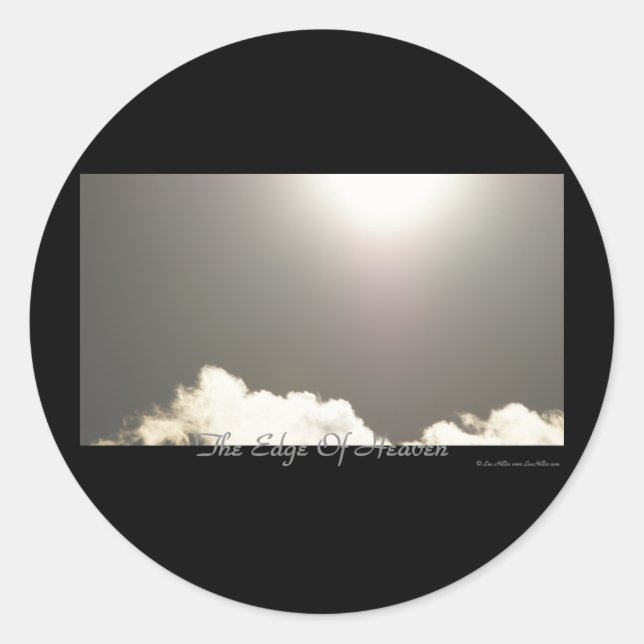 Der Rand von Himmelsbekleidung, Geschenken und Sam Runder Aufkleber (Vorderseite)