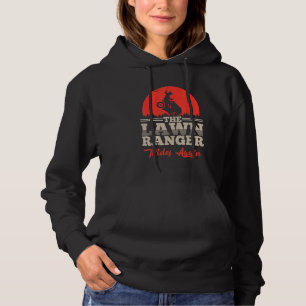 Der Ranger auf dem Rasen fährt wieder Rasen-Trakto Hoodie