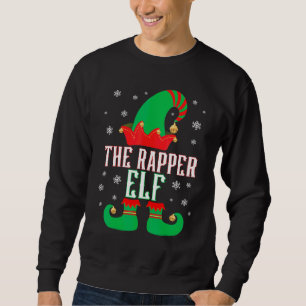 Der Rapper Elf passende Familengruppen-Weihnachtsp Sweatshirt