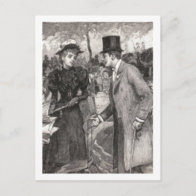 Der Rasen in der Nähe von Stanhope Postkarte (Vorderseite)