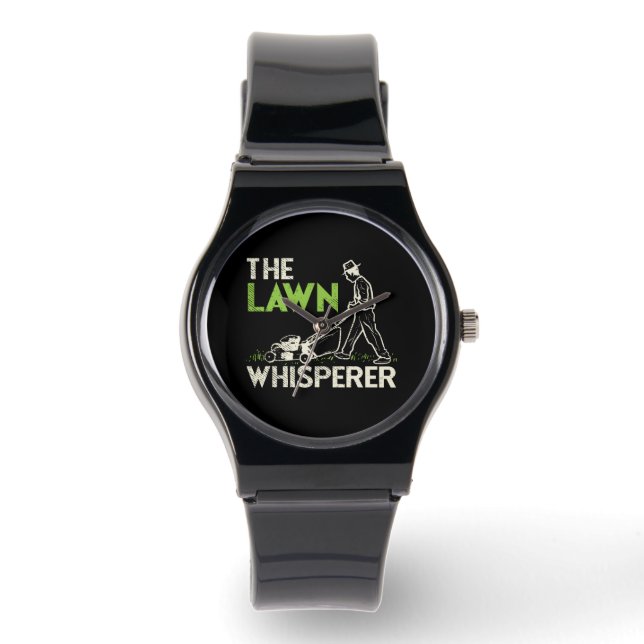 Der Rasenflüsterer Armbanduhr (Vorderseite)