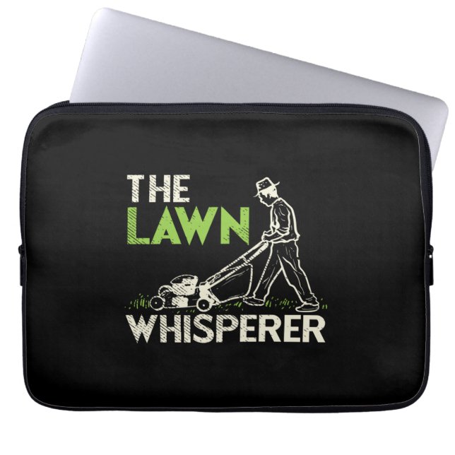 Der Rasenflüsterer Laptopschutzhülle (Vorderseite)
