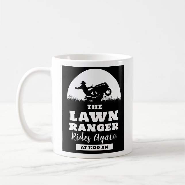 Der Rasenmäher fährt wieder auf Rutsche Kaffeetasse (Links)