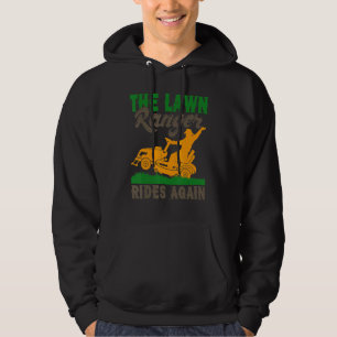 Der Rasenmäher fährt wieder zur Rasenpflege Hoodie
