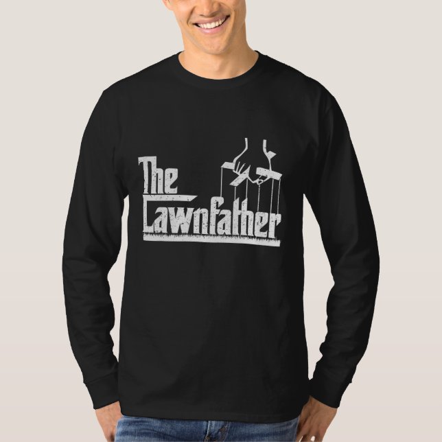 Der Rasenvater - Geschenk zum Rasenmähen T-Shirt (Vorderseite)