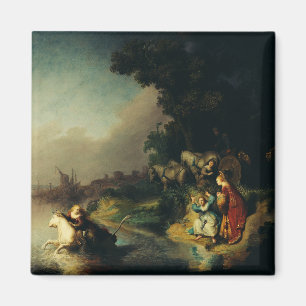 Der Raub der Europa von Rembrandt Magnet