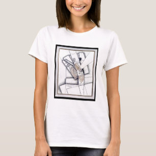 Der Raucher, 1912 (Holzkohle u. Rotkreide auf T-Shirt