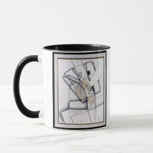 Der Raucher, 1912 (Holzkohle u. Rotkreide auf Tasse