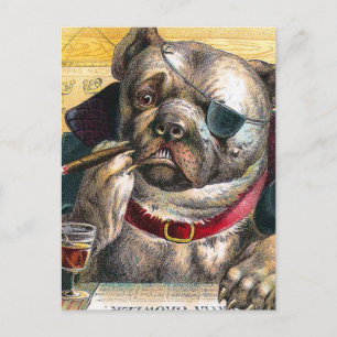 Der Raufbold-Hund Postkarte