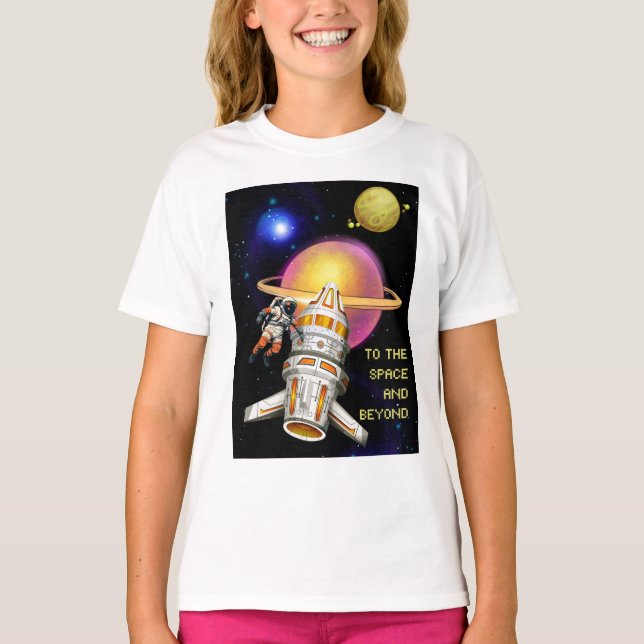 Der Raum und darüber hinaus T-Shirt (Vorderseite)