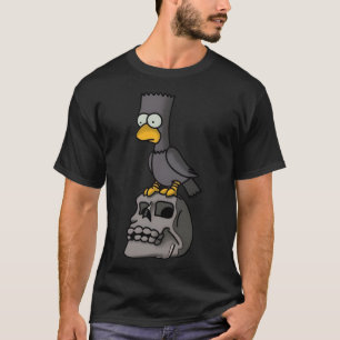 Der Raven Bart retro T-Shirt