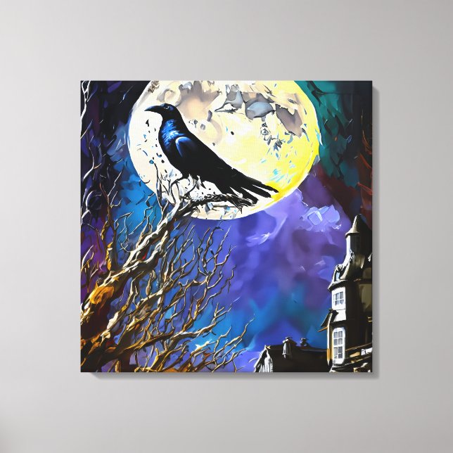 Der Raven, noch mehr Leinwanddruck (Vorderseite)