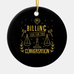 Der Rechtsanwalt rechnet Ihnen für diese Diskussio Keramik Ornament