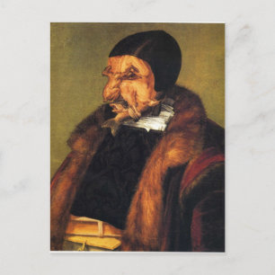 Der Rechtsanwalt von Giuseppe Arcimboldo Postkarte
