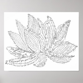 Der redende Lotus Poster