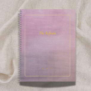 Der Refrain   Personalisiertes lila Poesie-Notizbu Notizbuch