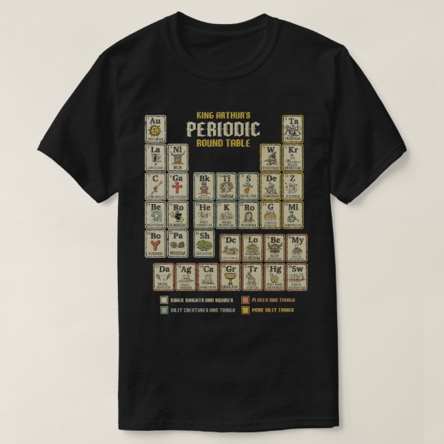 Der regelmäßige Runde Tisch T-Shirt (Design vorne)